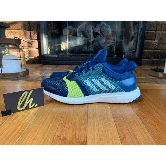 adidas gazelle silver green womens adidas Ultraboost Web DNA Road-Running Shoes Blue 10.5 main image 1
